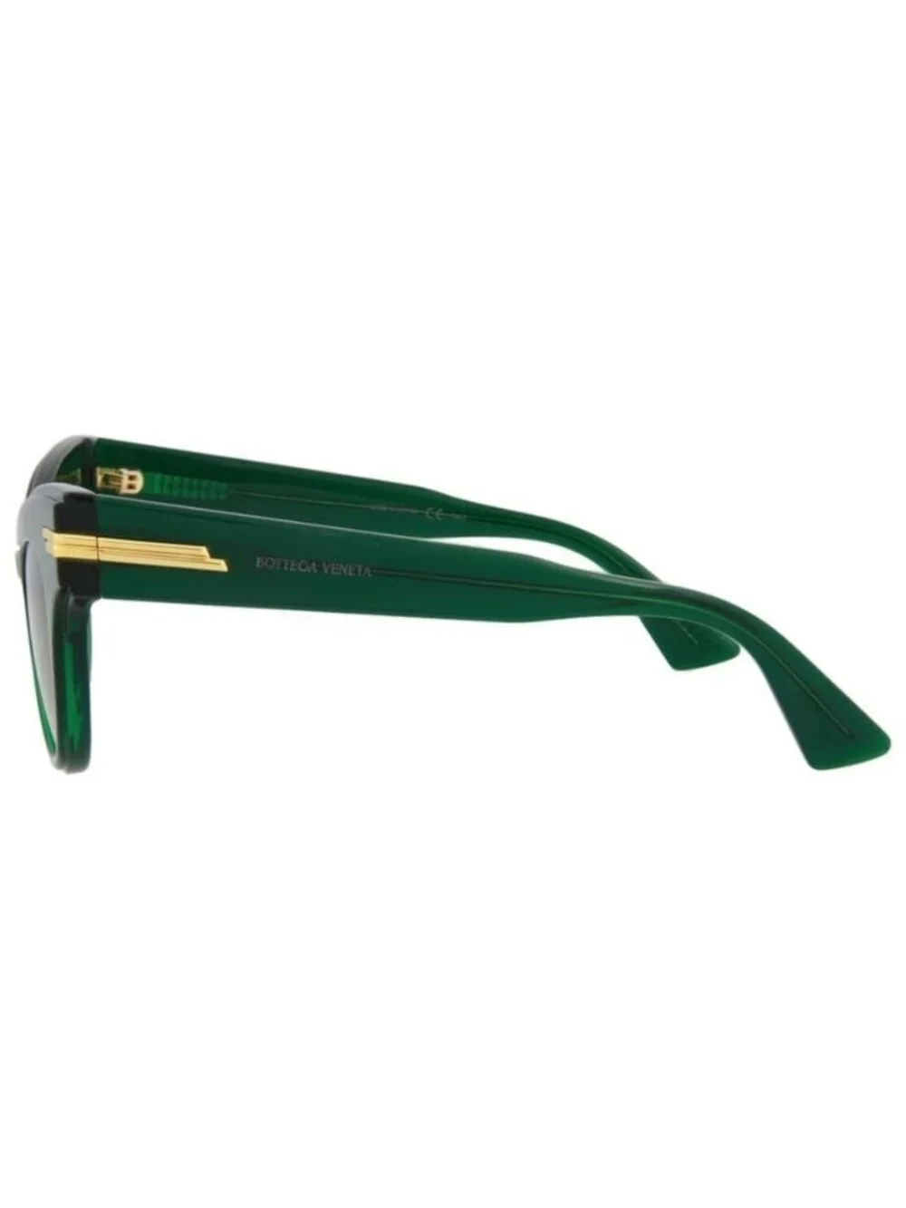 New Bottega Veneta Womens Cat Eye Green Green Green Fashion Designer Sunglasses